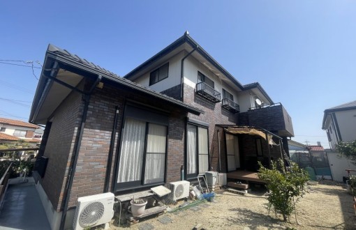 外壁塗装施工前サイディングボード