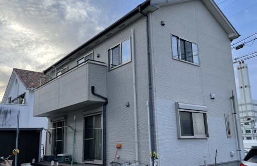 外壁塗装施工前サイディングボード