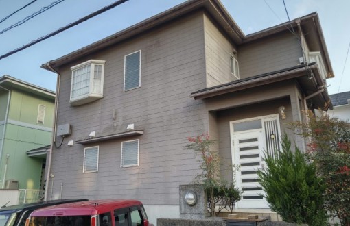 外壁塗装施工前サイディングボード