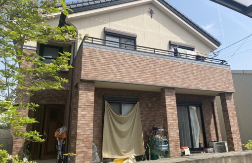 外壁塗装施工前_サイデイングボード