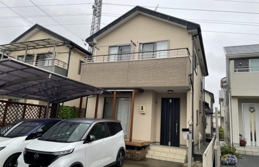 外壁塗装施工前サイディングボード