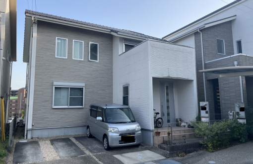 外壁塗装施工前サイディングボード