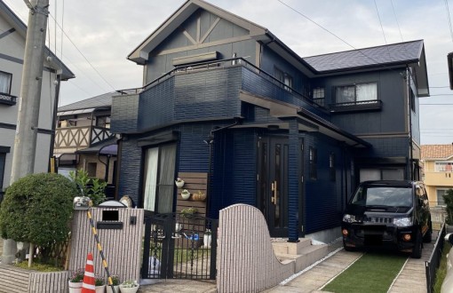 外壁塗装施工後_RHピュアフレックス無機