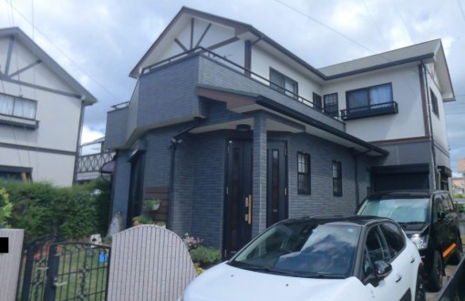 外壁塗装施工前_サイデイングボード