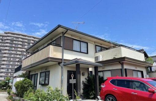 外壁塗装施工前サイディングボード