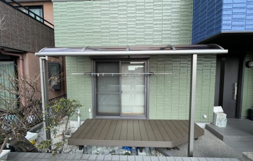 ［尾張旭市］テラス屋根交換・デッキ新設工事　M様邸サムネイル