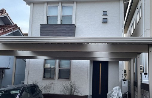 外壁塗装施工前サイディングボード