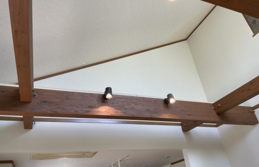 室内塗装吹き抜け2