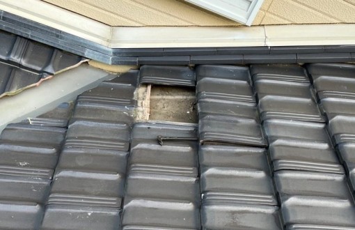 瓦差し替え施工前