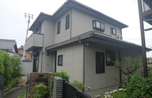 外壁塗装施工後サイディングボード