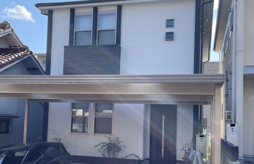 外壁塗装施工後RHピュアフレックス無機