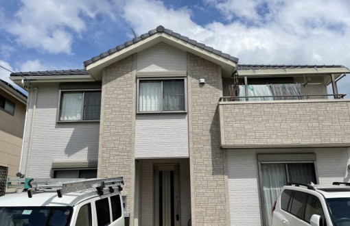 外壁塗装施工前サイディングボード