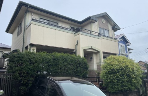 外壁塗装施工前サイディングボード