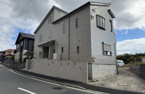 外壁塗装施工後RHピュアフレックス無機クリヤー