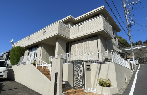 外壁塗装施工後RHピュアフレックス無機