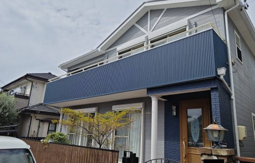 ［瀬戸市］外壁塗装・屋根塗装・ベランダ板金工事　T様邸サムネイル