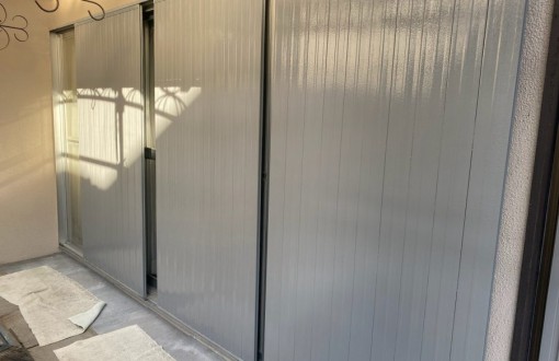 雨戸塗装施工後