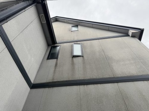 リシン吹きのサイディング外壁のお宅で外壁塗装のお問合せを頂きましたので建物調査に行ってきましたサムネイル