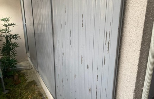 雨戸塗装施工前
