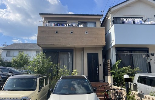 外壁塗装施工前_サイデイングボード