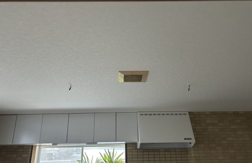 天井クロス施工後