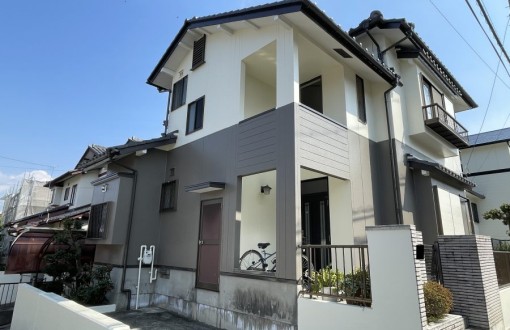 外壁塗装施工後_RHピュアフレックス無機