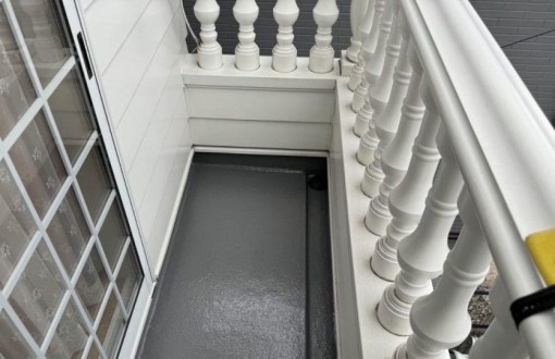 防水工事施工後FRP