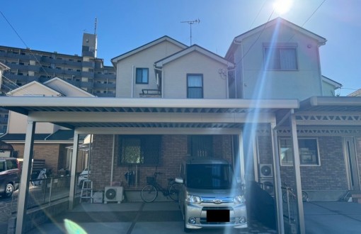 外壁塗装施工前_サイデイングボード