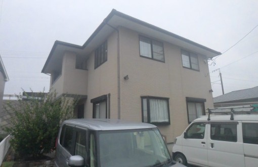 外壁塗装施工前サイディングボード