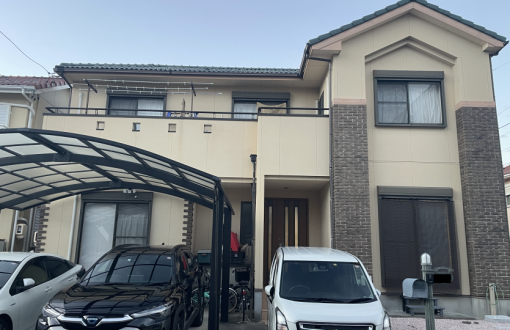 外壁塗装施工前サイディングボード