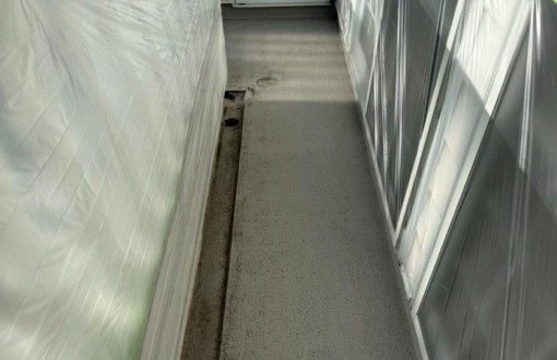 防水工事施工前FRP