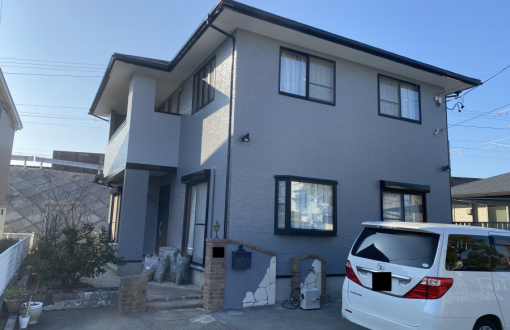 外壁塗装施工後RHピュアフレックス無機