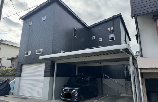 外壁塗装施工後RHピュアフレックス無機