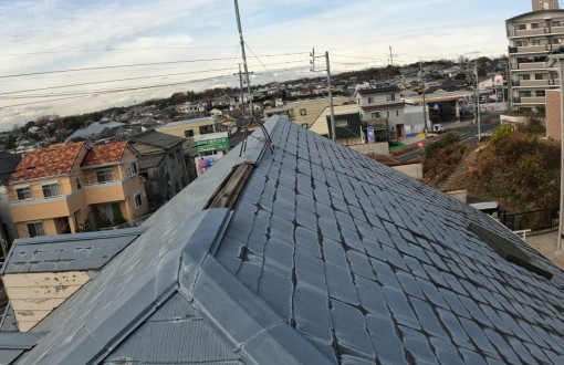 棟板金補修施工前