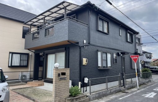 外壁塗装施工後RHピュアフレックス無機