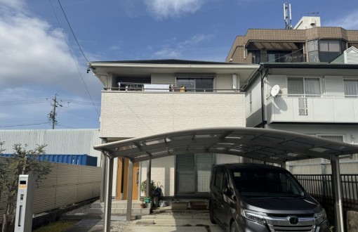 外壁塗装施工前サイディングボード