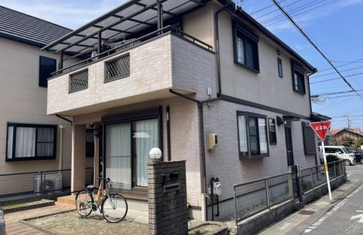 外壁塗装施工前サイディングボード