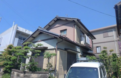 外壁塗装施工前_モルタル/トタン