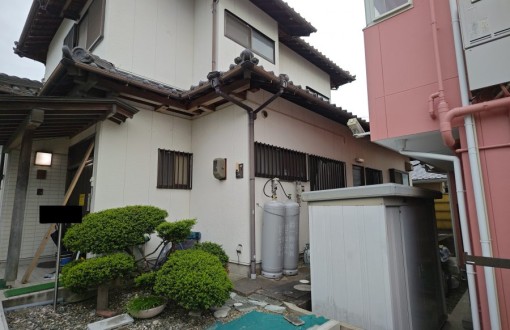 外壁塗装施工前_サイデイングボード