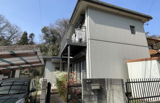 外壁塗装施工前トタン