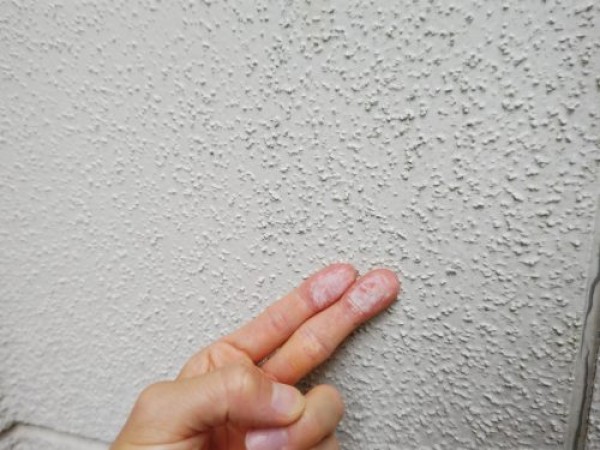 【尾張旭市】外壁塗装のお見積り調査事例, リシン吹き外壁の劣化対策と施工プランサムネイル