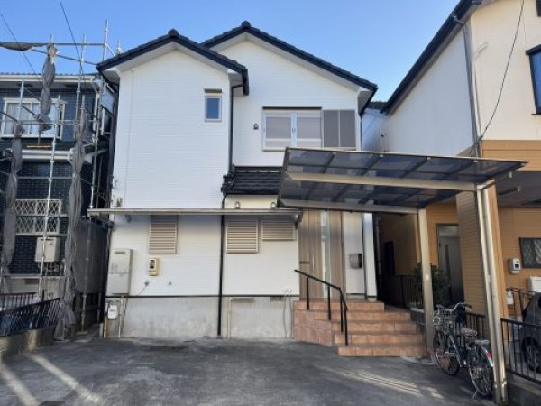 【尾張旭市】外壁塗装, ホワイトカラーで明るくリフレッシュ！サムネイル