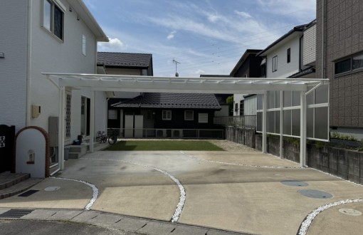 カーポート新設工事施工後