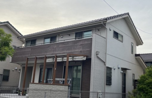 外壁塗装施工前_サイデイングボード