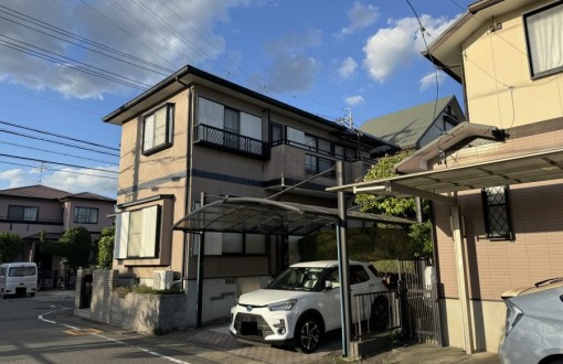 外壁塗装施工前_サイデイングボード