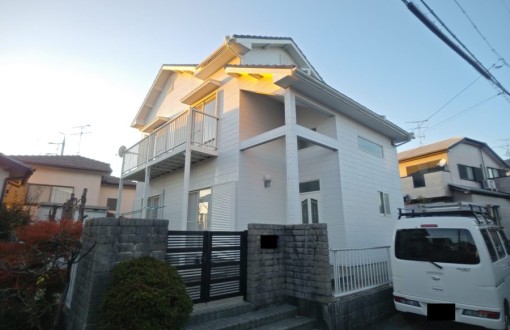 外壁塗装施工後_RHピュアフレックス無機