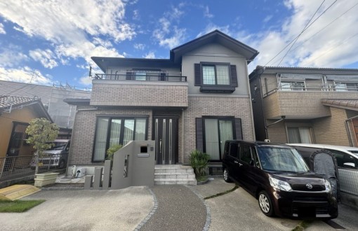 外壁塗装施工後_RHピュアフレックス無機