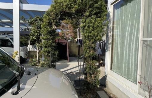 テラス新設工事　施工前