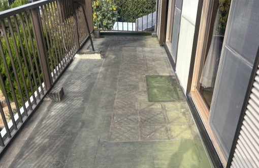 尾張旭市　ベランダ防水　施工前