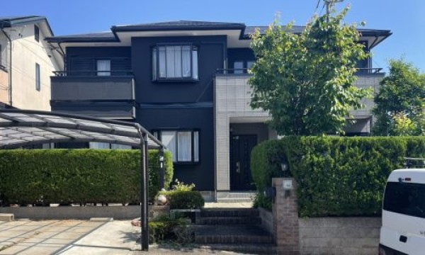 【瀬戸市】外壁塗装, 築27年のリシン外壁にアートフレッシュで初めての塗装工事サムネイル